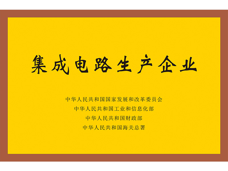 集成電路生產企業